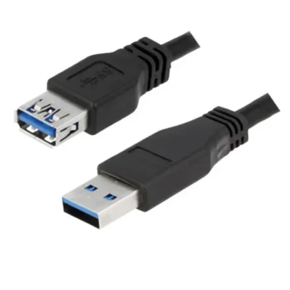 კაბელი Logilink CU0041 USB Cable USB 3.0 AM to AF black 1M