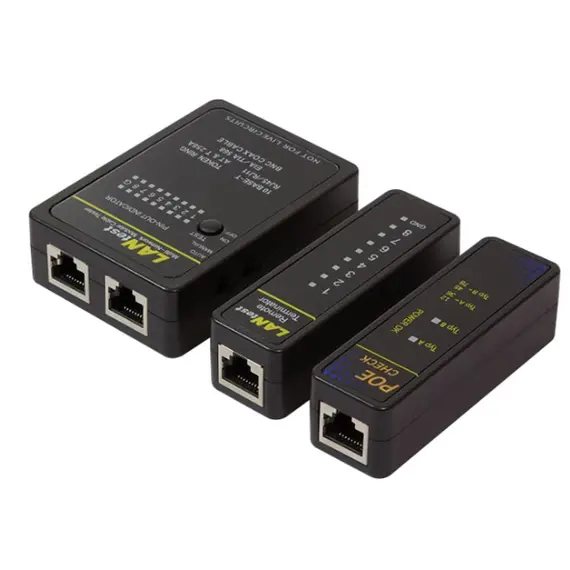 ტესტერი Logilink WZ0015P Cable Tester LAN & PoE Finder