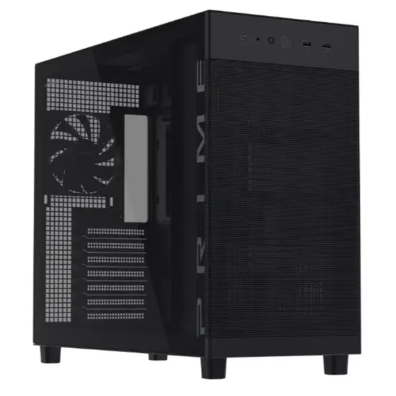 კომპიუტერსის ქეისი ASUS Prime AP303 - Tempered Glass Panel Black