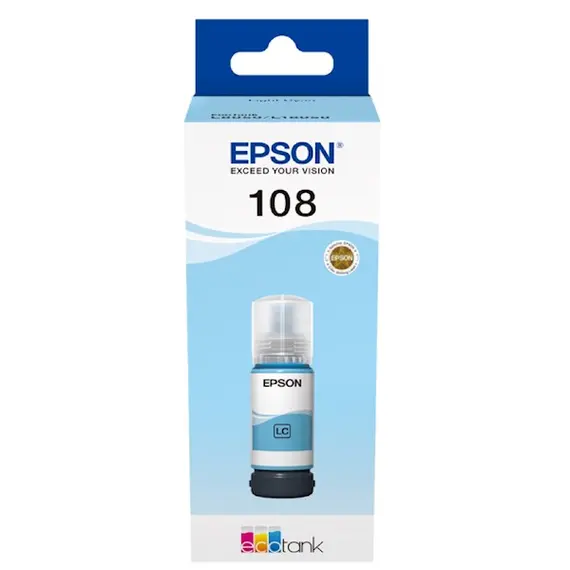 კარტრიჯის მელანი Epson 108 C13T09C54A, 7200P, Ink Cartridge, Light Cyan