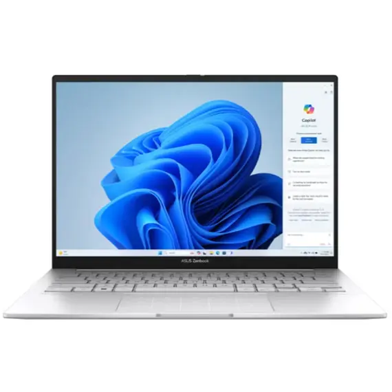 Notebook Asus Zenbook 14" OLED Touch FHD Ultra 7 255H 32GB 1TB SSD Intel Graphics DOS Silver