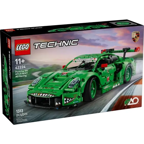 ლეგო LEGO Constructor Technic Porsche 911 GT3 R REXY AO Racing Car