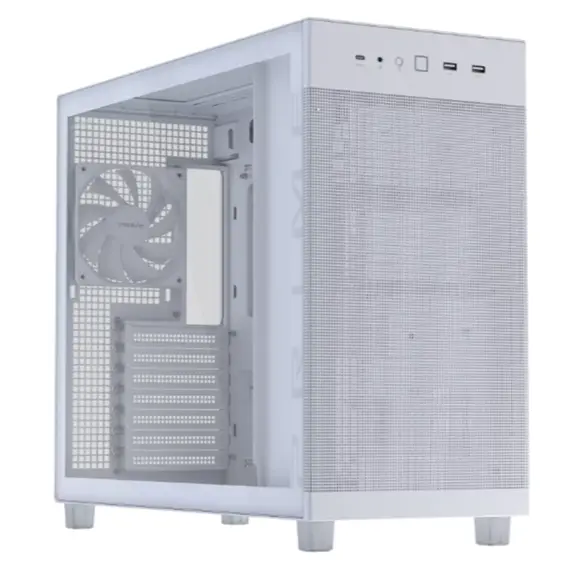 კომპიუტერის ქეისი ASUS Prime AP303 - Tempered Glass Panel White