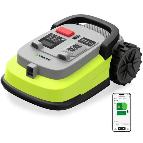 გაზონის საკრეჭი რობოტი UBTech M10 PRO, WiFi, Bluetooth, Wire Free Robotic Lawn Mower, Green/Grey