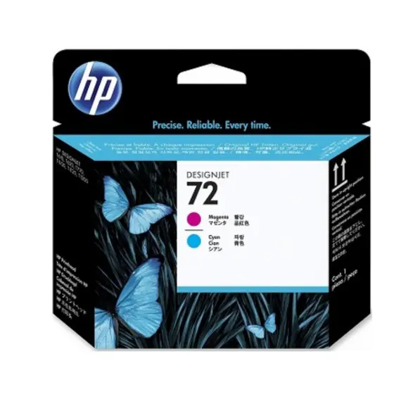 კარტრიჯი HP C9383A HP 72 original Magenta & Cyan Printhead