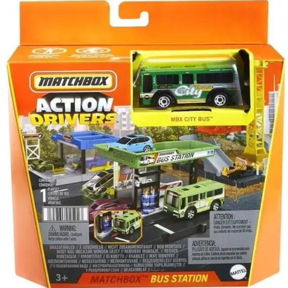 სათამაშო მანქანა Mattel MBX Action Drivers Expansion Playset Asst.