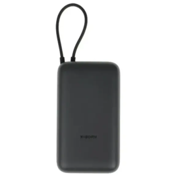 პორტატული დამტენი Xiaomi 23W Power  Bank 20000mAh (Integrated Cable) GL Dark Gray