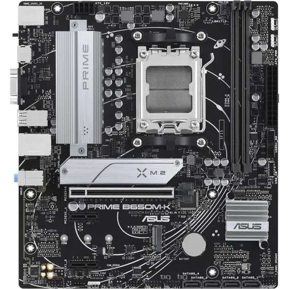 დედა დაფა ASUS Motherboard PRIME B650M-K sAM5 B650 2xDDR5 M.2 HDMI D-Sub mATX