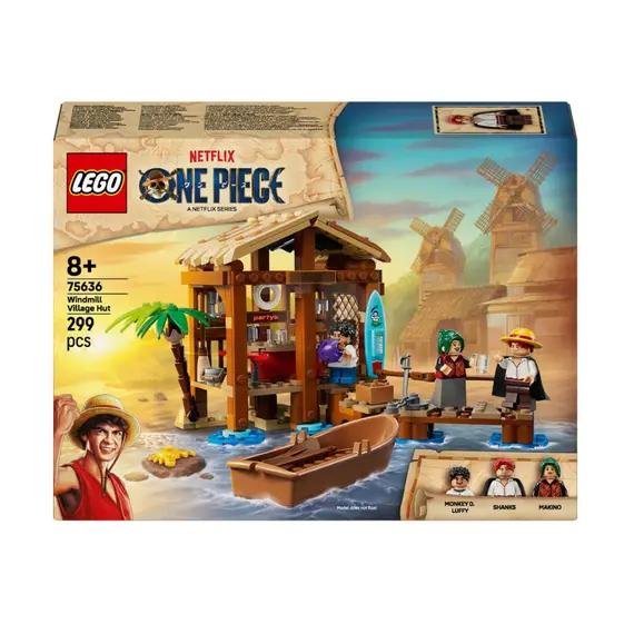 ლეგო LEGO Constructor ONE PIECE Windmill Village Hut