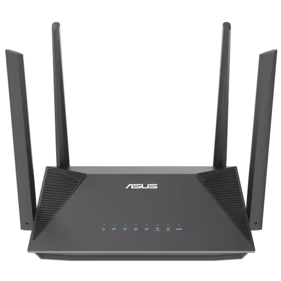 როუტერი Asus RT-AX52 AX1800 Dual Band WiFi 6 Extendable Router - 90IG08T0-MO3H00