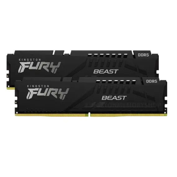 ოპერატიული მეხსიერება Kingston DDR5 64GB (2x32GB) 5600MT/s CL36 FURY Beast Black EXPO