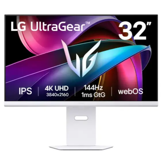 მონიტორი LG UltraGear Smart 31.5" 32G810SA-W 4K UHD (3840 x 2160) IPS 144Hz 1ms 400 cd/m² White