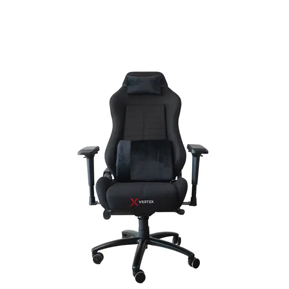 სათამაშო სავარძელი Vertex Valakas Gaming Chair Black Fabric