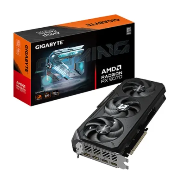 ვიდეო დაფა GIGABYTE Graphic Adapter Radeon RX 9070 16GB GDDR6 GAMING OC