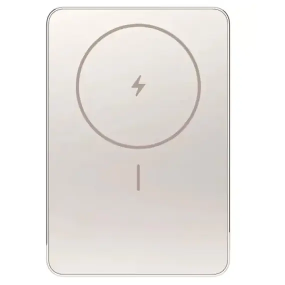 პორტატული დამტენი Xiaomi Super Slim Magnetic Power Bank 5000 Gold