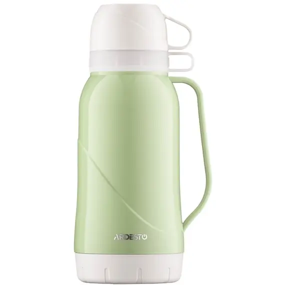 თერმოსი Ardesto Vacuum flask Gemini Gourmet, 1800ml, plastic, borosilicate glass, green