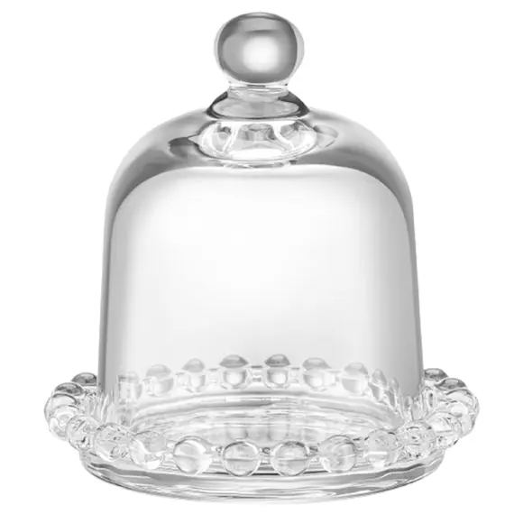 ლიმონის ჭურჭელი Ardesto Lemon dish with lid, 9cm, glass, transparent