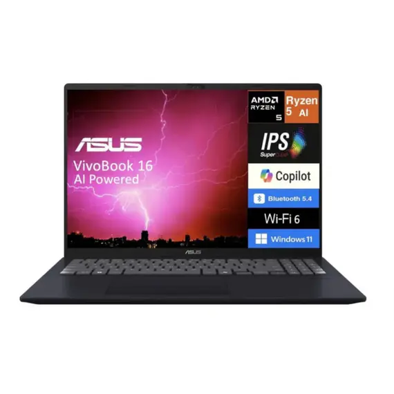 ნოუთბუქი Asus VivoBook | Ryzen™ AI 5 330 | 16GB | 512GB SSD | 16" WUXGA | WIN11 | M1607KA-V16.R516512