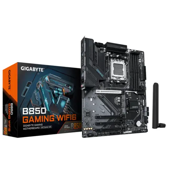 დედა დაფა GIGABYTE Motherboard B850 GAMING WF6 sAM5 B850 4xDDR5 M.2 Wi-Fi BT HDMI DP ATX