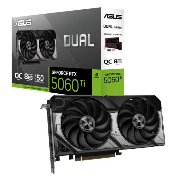 ASUS DUAL RTX 5060 Ti OC 8GB GDDR7 (DUAL-RTX5060TI-O8G) video card