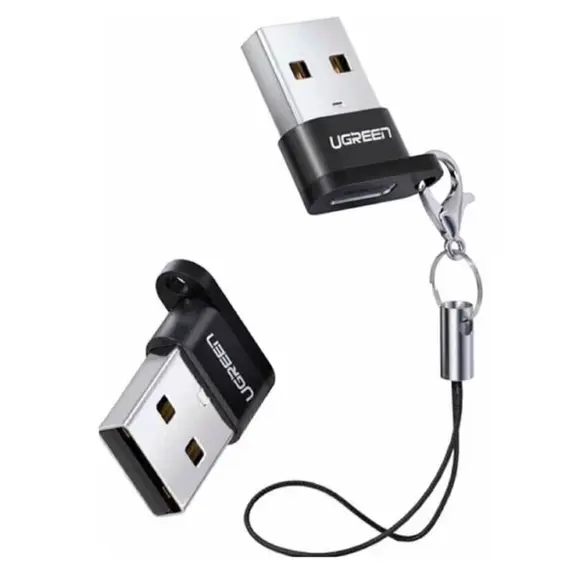 გადამყვანი Ugreen USB A Male to USB-C Female Adapter Black/50568