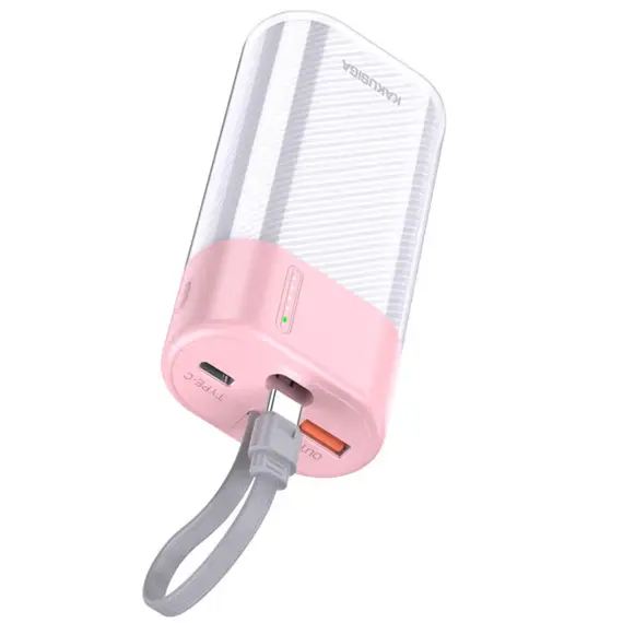 პორტატული დამტენი KAKUSIGA ksc-1072 10000mah pink