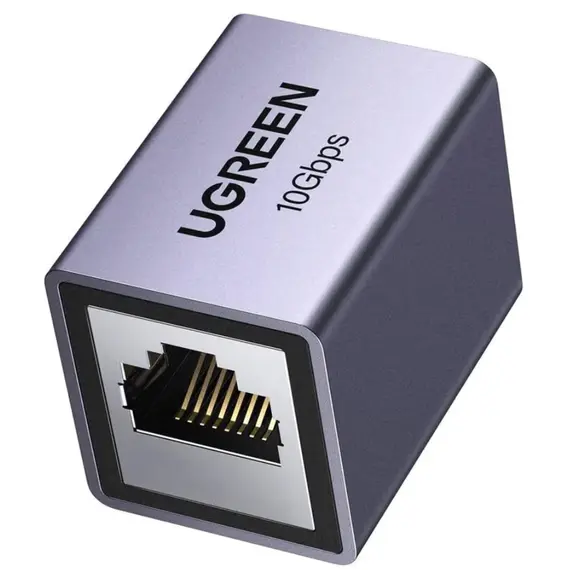 გადამყვანი Ugreen RJ45 Ethernet Connector 1-Pack Space Gray/15117