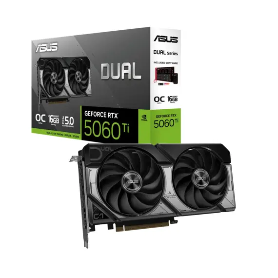 Video card ASUS RTX 5060 Ti OC 16GB GDDR7 (DUAL-RTX5060TI-O16G)