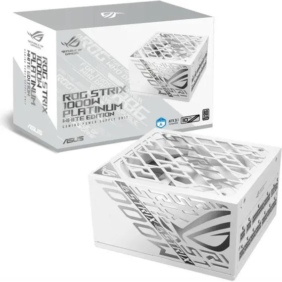 კვების ბლოკი ASUS ROG Strix 1000W Platinum White Edition 90YE00W4-B0NA00
