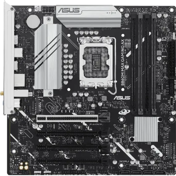 დედა დაფა ASUS Motherboard B860M MAX GAMING AX s1851 B860 4xDDR5 M.2 DP USB Type-C Wi-Fi BT mATX