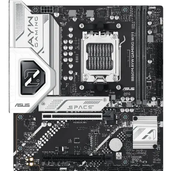დედა დაფა ASUS Motherboard B850M AYW GAMING WIFI sAM5 B850 2xDDR5 M.2 HDMI Wi-Fi BT mATX