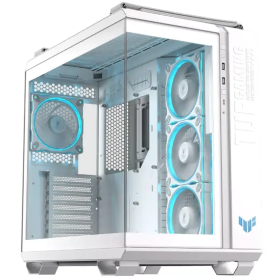 კომპიუტერის ქეისი ASUS GT502 PANO/ARGB FANS/WHT/TG