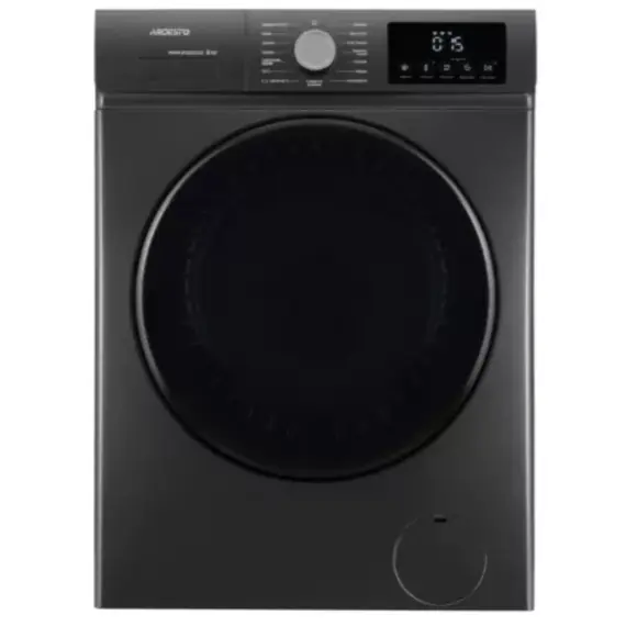 სარეცხი მანქანა ARDESTO front load Black Mars, 8kg, 1200, A, 55.5cm, display, steam, inverter, grey