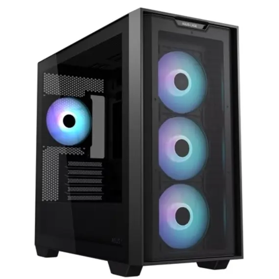 კომპიუტერის ქეისი ASUS Computer Case A21 PLUS TG ARGB BLACK