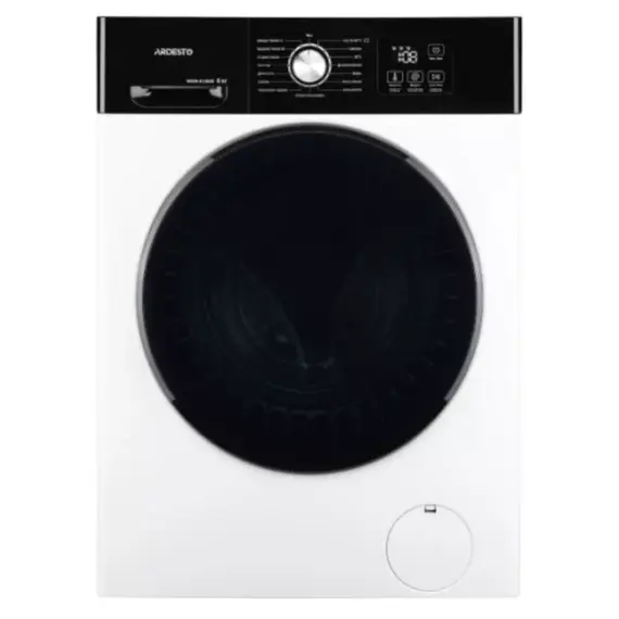სარეცხი მანქანა ARDESTO front load Black Mars, 8kg, 1200, A, 55.5cm, display, inverter, white
