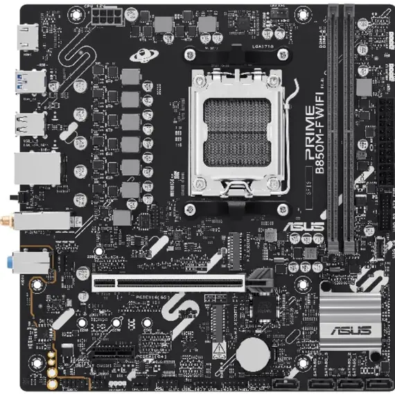 დედა დაფა ASUS Motherboard PRIME B850M-F WIFI sAM5 B850 2xDDR5 M.2 HDMI Wi-Fi BT mATX