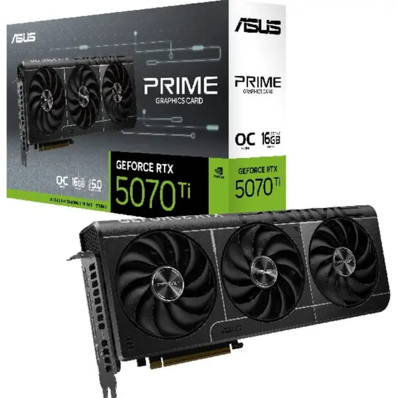 ვიდეო დაფა ASUS Graphic Card GeForce RTX 5070 TI 16GB GDDR7 OC PRIME-RTX5070TI-O16G