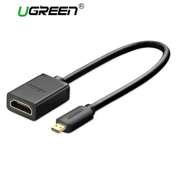 HDMI ადაპტერი UGREEN 20134 Micro HDM Imale to HDMI female adapter cable