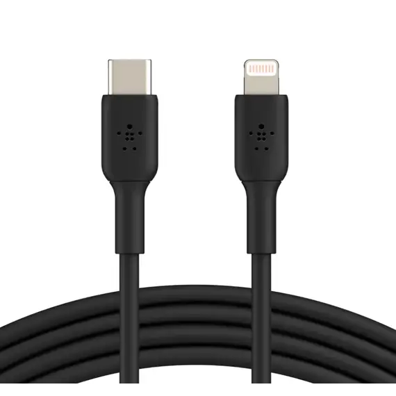 კაბელი BELKIN Lightning to USB-C Cable PVC, 1M, Black