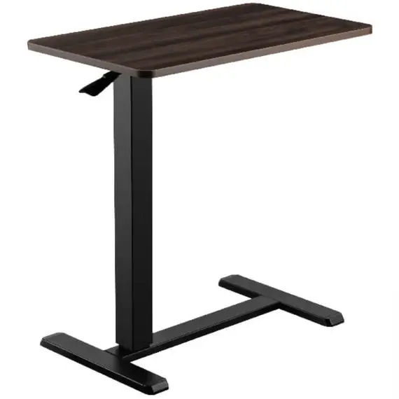 სათამაშო მაგიდა 2E Compact Desk CE710BD, height 71-106cm, gas lift, tabletop 71x40cm (dark wood), metal base (black)