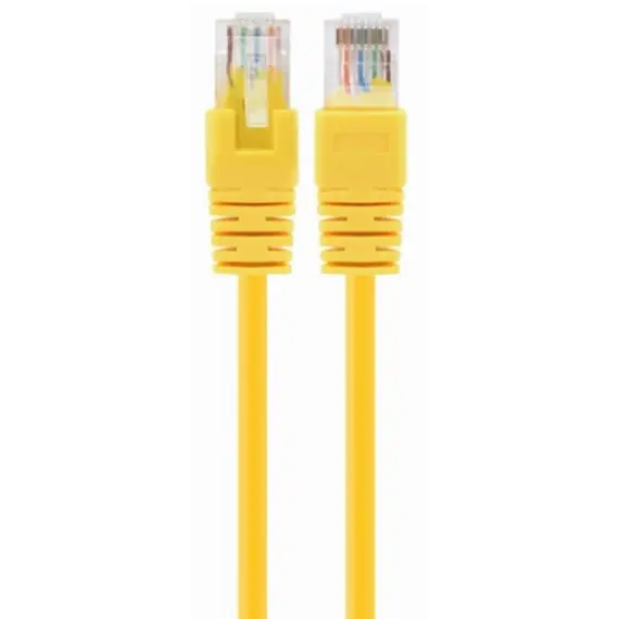 ქსელის კაბელი Gembird PP12-1M/Y Patch Cord UTP CAT5E 1m Yellow
