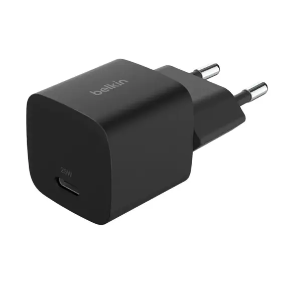 ადაპტერი BELKIN 25W USB-C PD WALL CHARGER WITH PPS, BLK