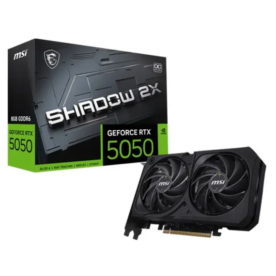 ვიდეო დაფა MSI GeForce RTX 5050 8G SHADOW 2X OC