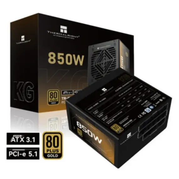 კვების ბლოკი THERMALRIGHT TR-KG850 850W 80 PLUS GOLD ATX 3.1 Full-Modular