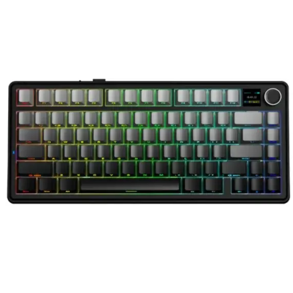 კლავიატურა AULA F75MAX Gasket Wireless Mechanical Keyboard Gradient grey (Reaper Switch)