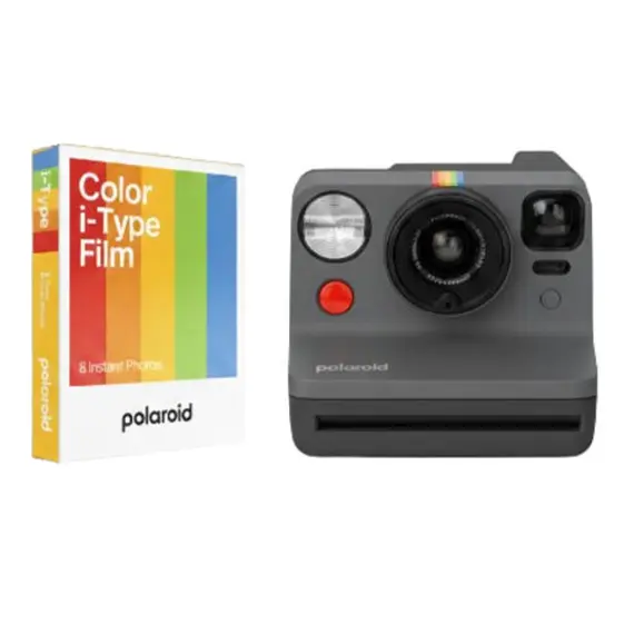 ფირის ფოტოაპარატი Polaroid Now Generation 3 Bundle Color Film (8 Photos) Black