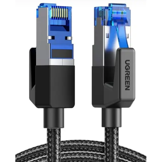 ქსელის კაბელი UGREEN NW153 (30799), CAT8 Patch Cord LAN Cable, 15m, Black