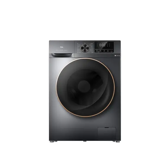 სარეცხი მანქანა TCL P2210FLG-10 KG DirectDrive INVERTER 1200 RPM, 85X60X60, 15 Programs LED DISPLAY, Black, A+++ Steam