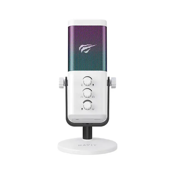 მიკროფონი Havit GK65 Recording Live Microphone White