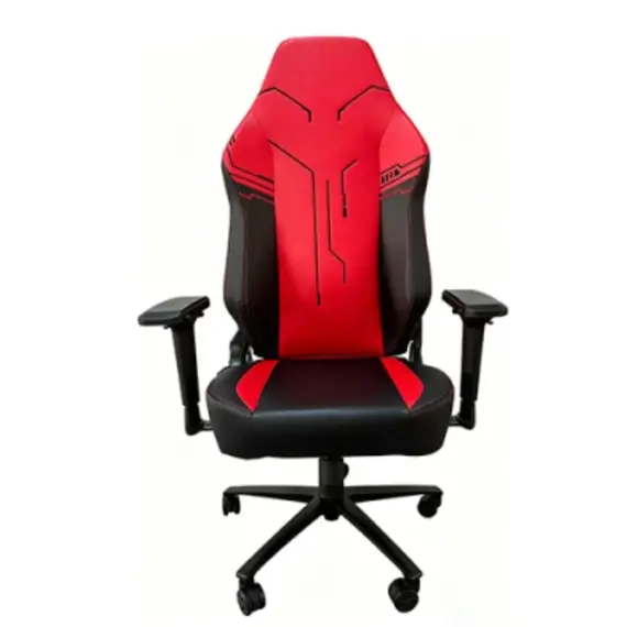 სათამაშო სავარძელი Vertex Inferno Gaming Chair Black/Red Car Leather